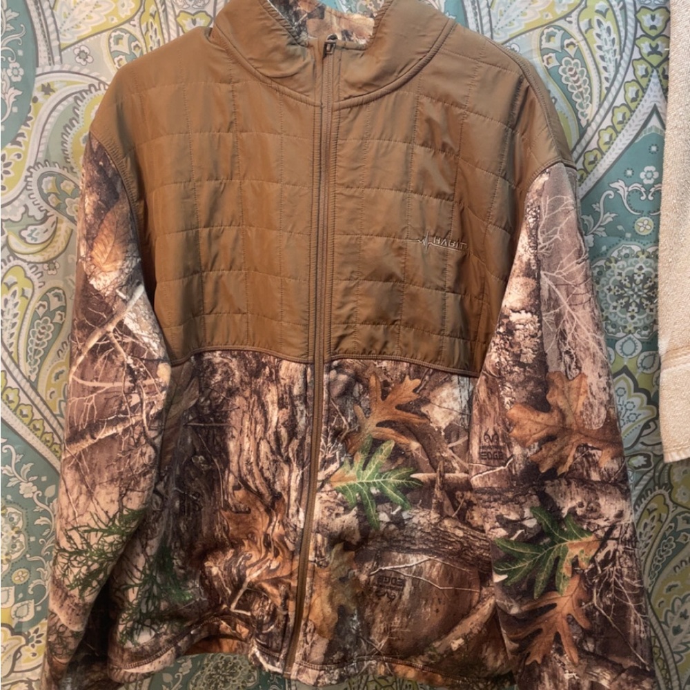 Camo Jacket Brown and Green Camouflage Insulated